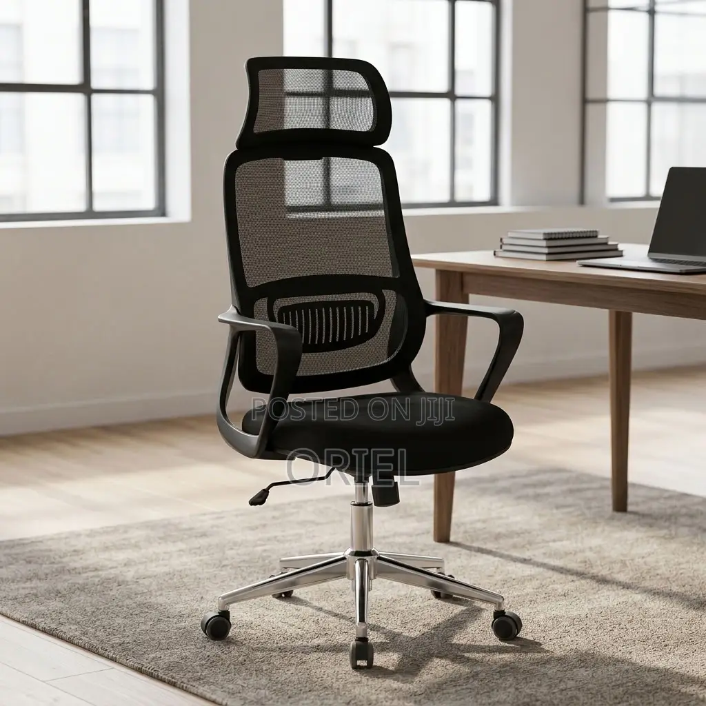 Office Chair : Ergonomic Work Chair- High Back