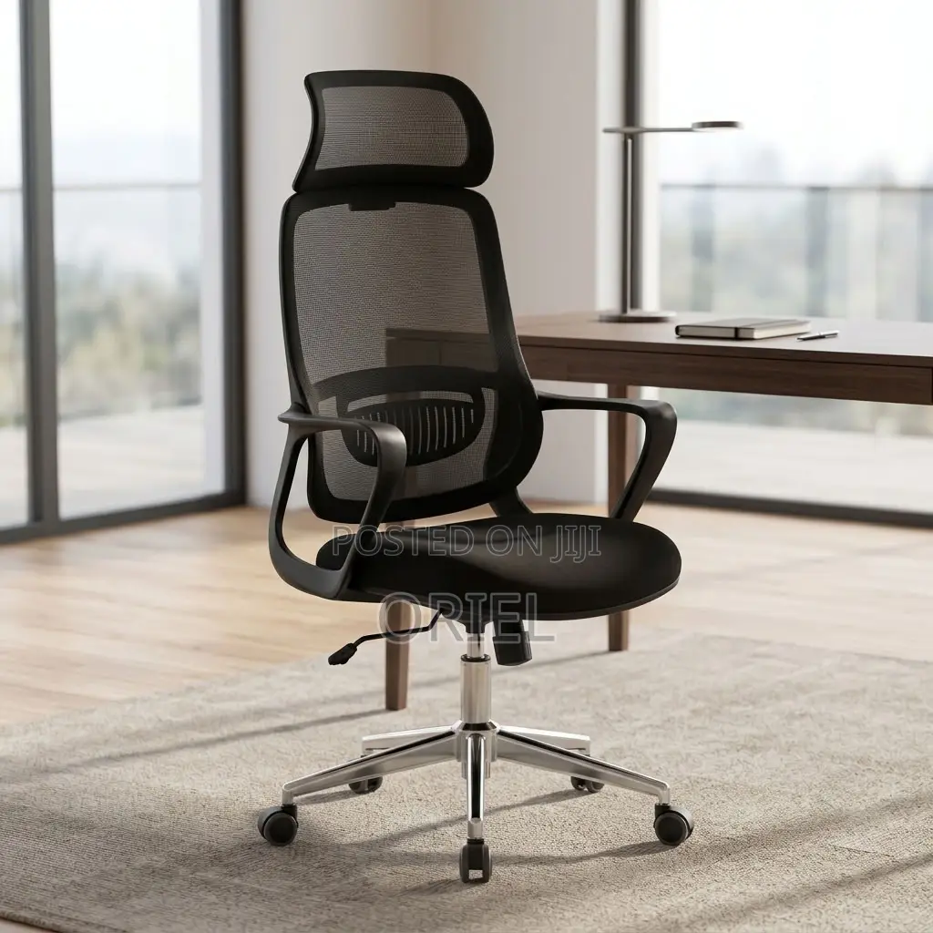 Office Chair : Ergonomic Work Chair- High Back