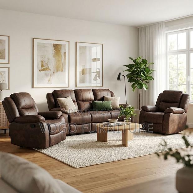 Sofas| 6-Seater Modern Recliner Sofa Set - main view