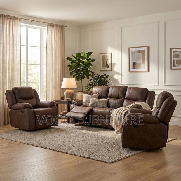 Sofas| 6-Seater Modern Recliner Sofa Set - thumbnail 2