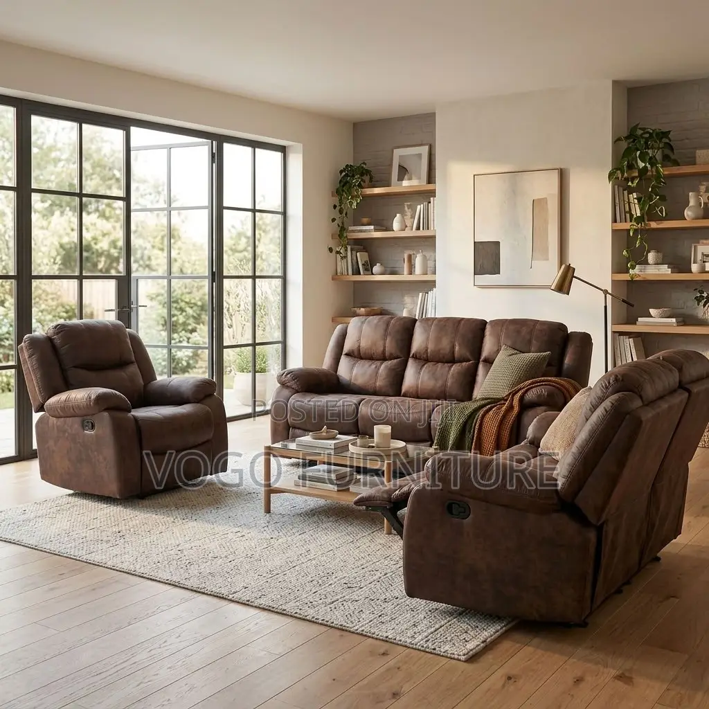 Sofas| 6-Seater Modern Recliner Sofa Set