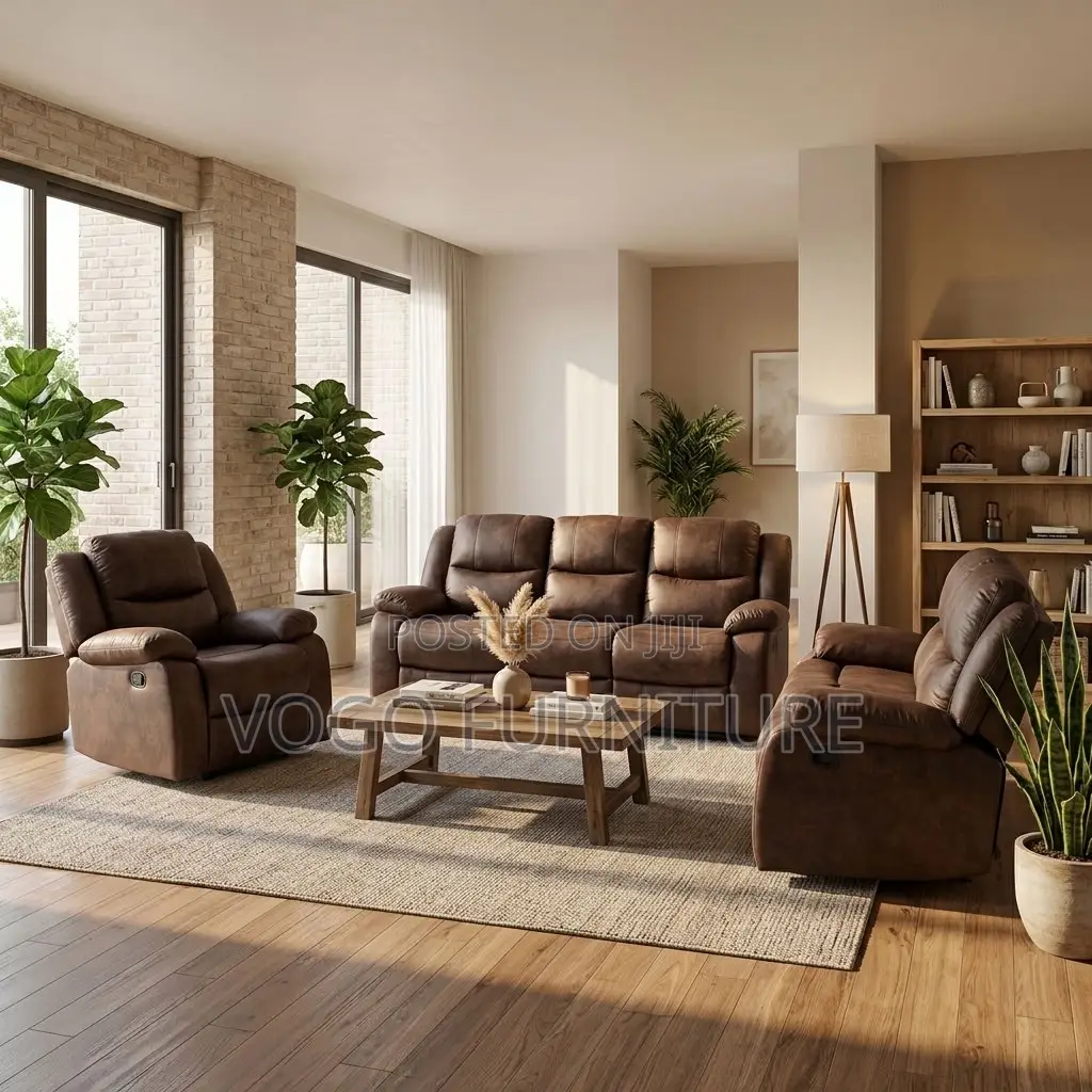 Sofas| 6-Seater Modern Recliner Sofa Set