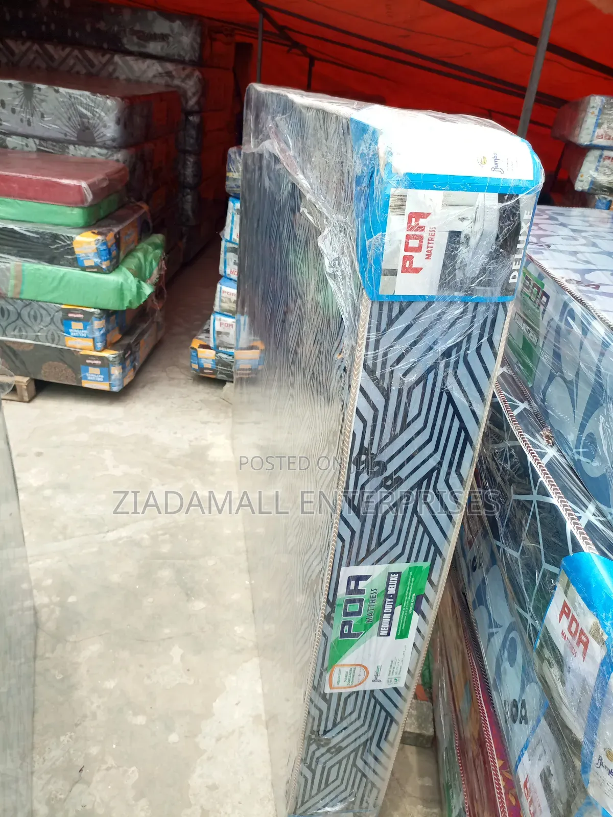 5by6 8inches Jumbo Poa Plain Mattress 5x6 - Medium Density Original