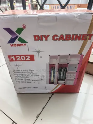 Diy Cabinet 1202 Model - Durable Plastic Wardrobe