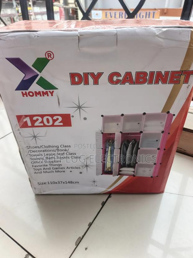 Diy Cabinet 1202 Model - Durable Plastic Wardrobe - main view