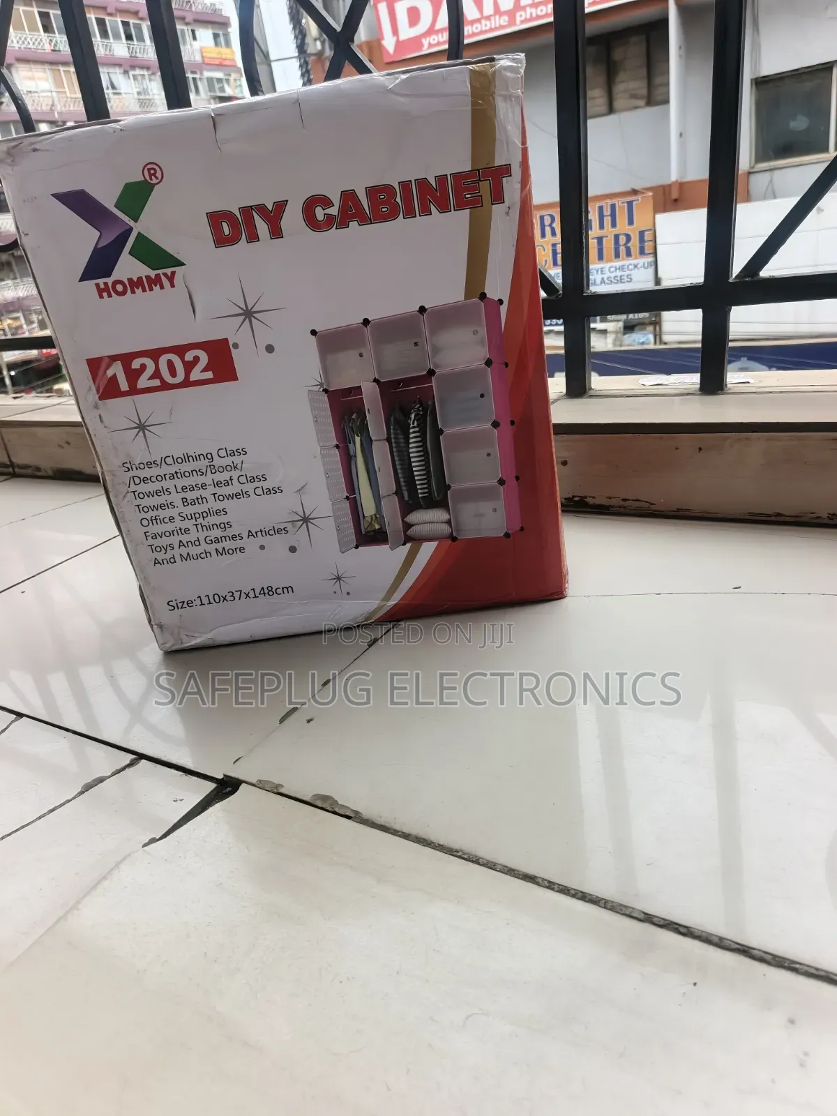 Diy Cabinet 1202 Model - Durable Plastic Wardrobe