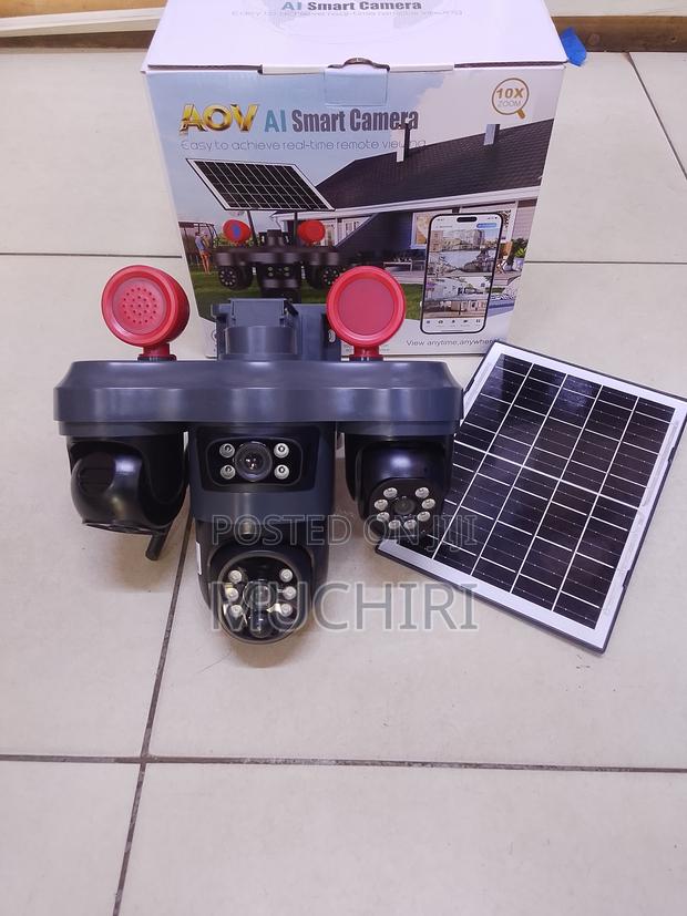Wireless 4G Solar PTZ Camera With V380 Pro App