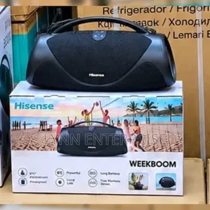 Portable Weeboom Hisense Speaker.