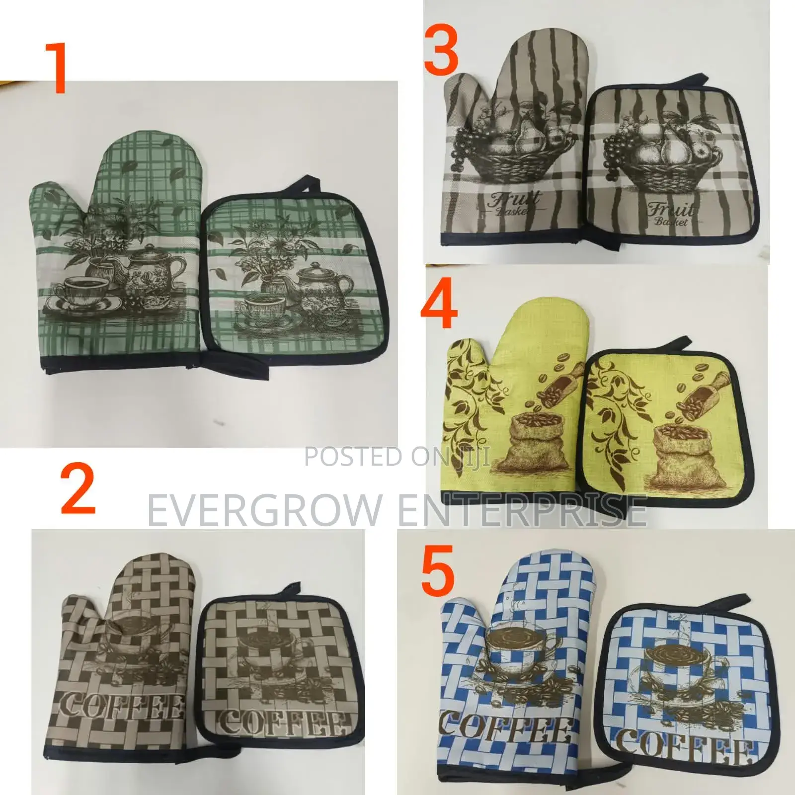 Canvas Oven Gloves