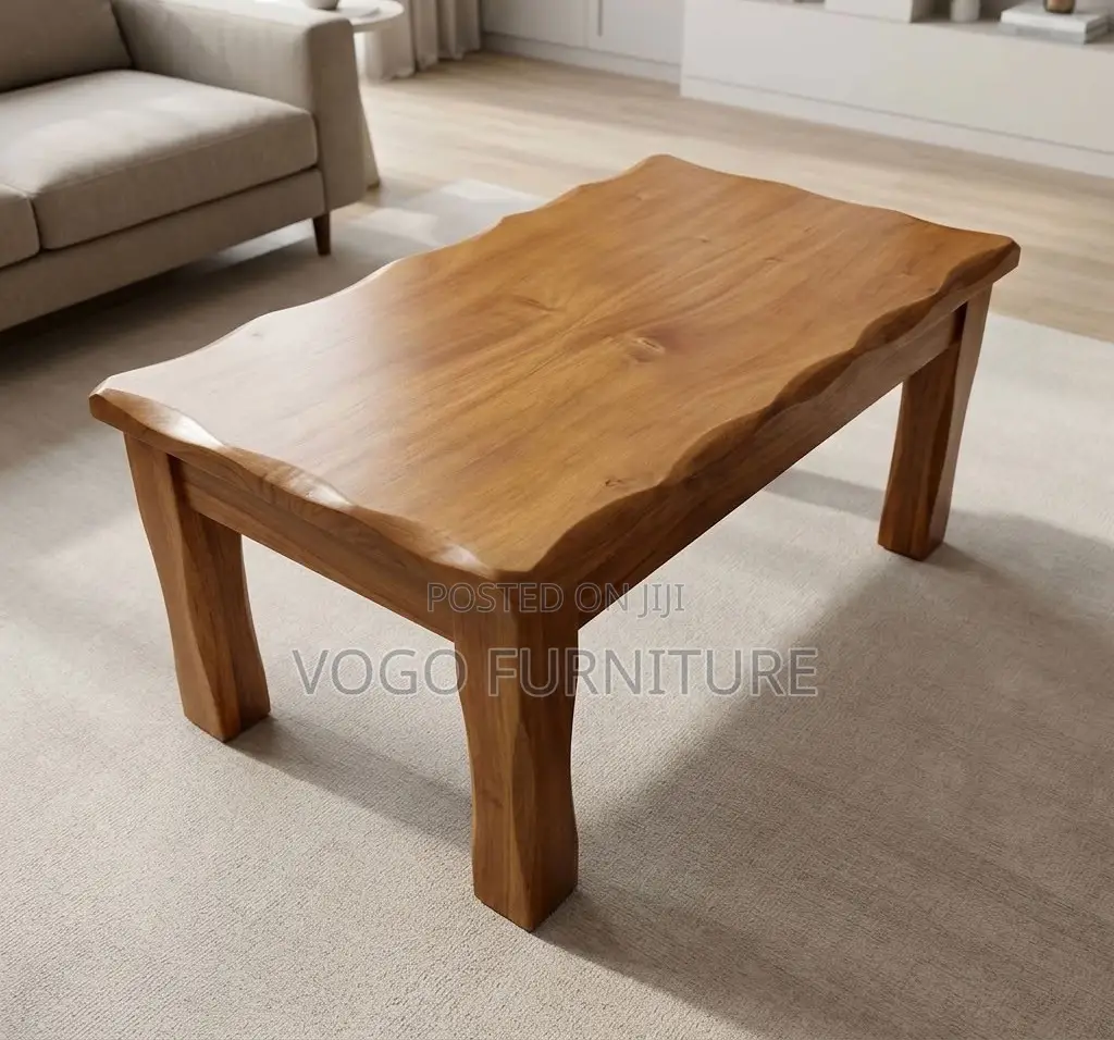 Coffee Table; Stylish Rectangular Wooden Coffee Table