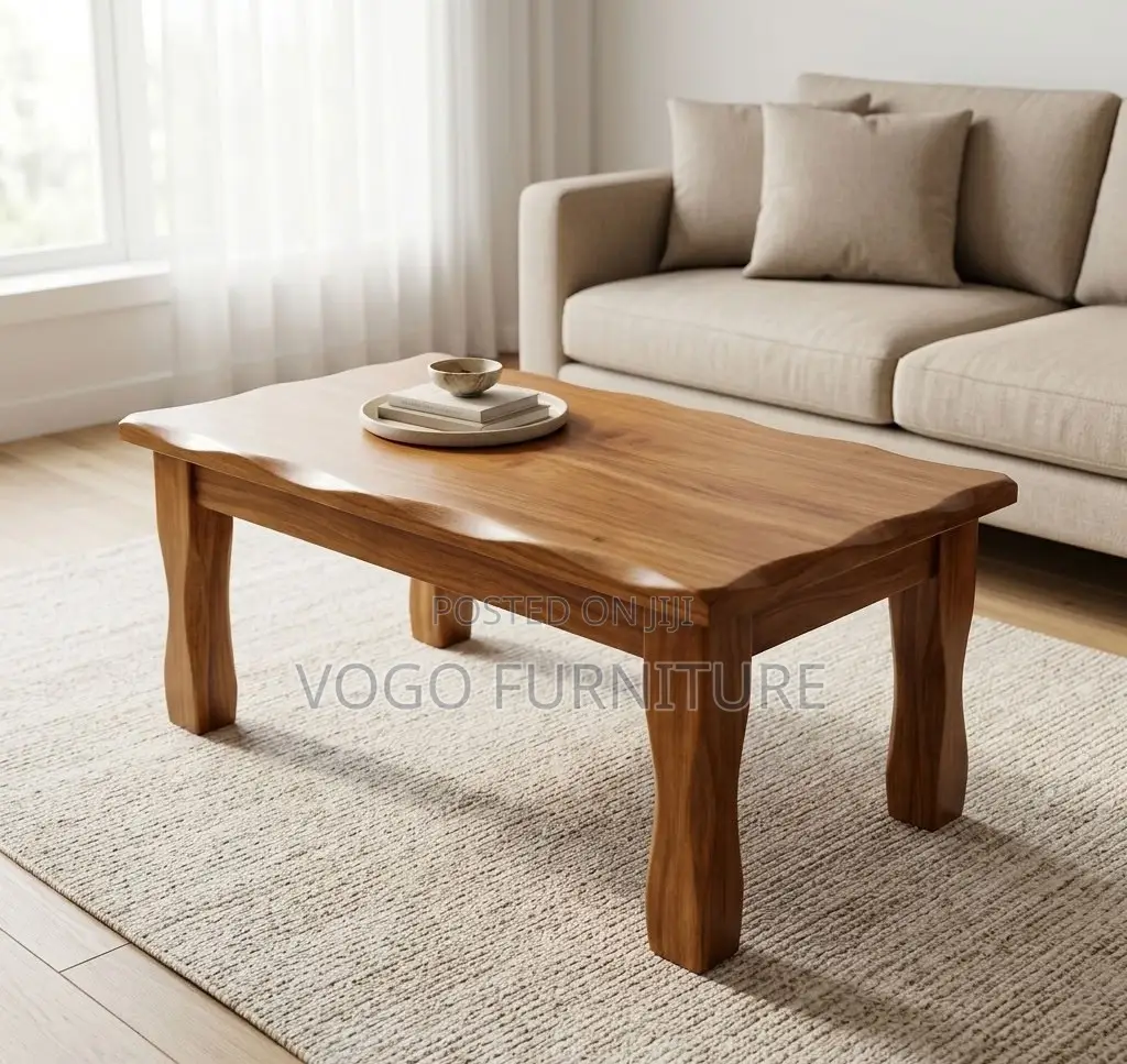 Coffee Table; Stylish Rectangular Wooden Coffee Table