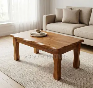 Coffee Table; Stylish Rectangular Wooden Coffee Table