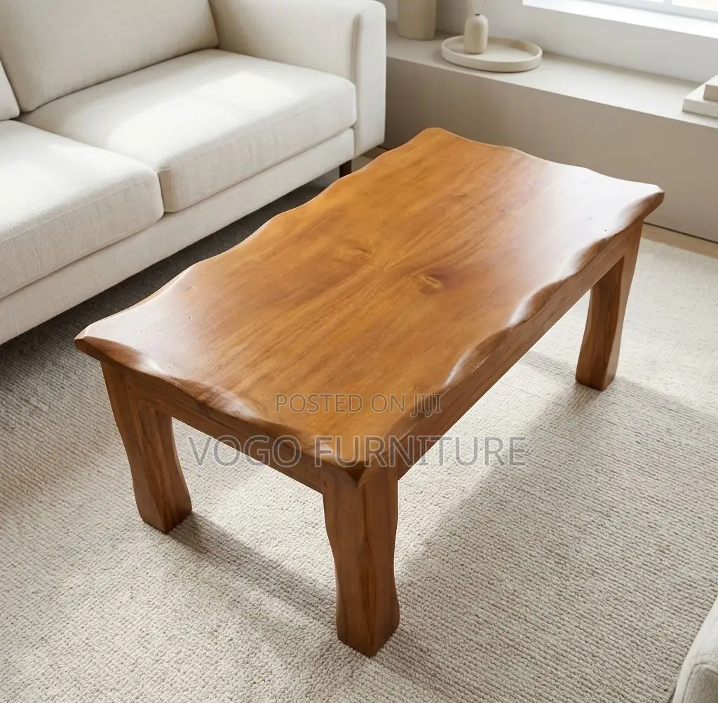 Coffee Table; Stylish Rectangular Wooden Coffee Table
