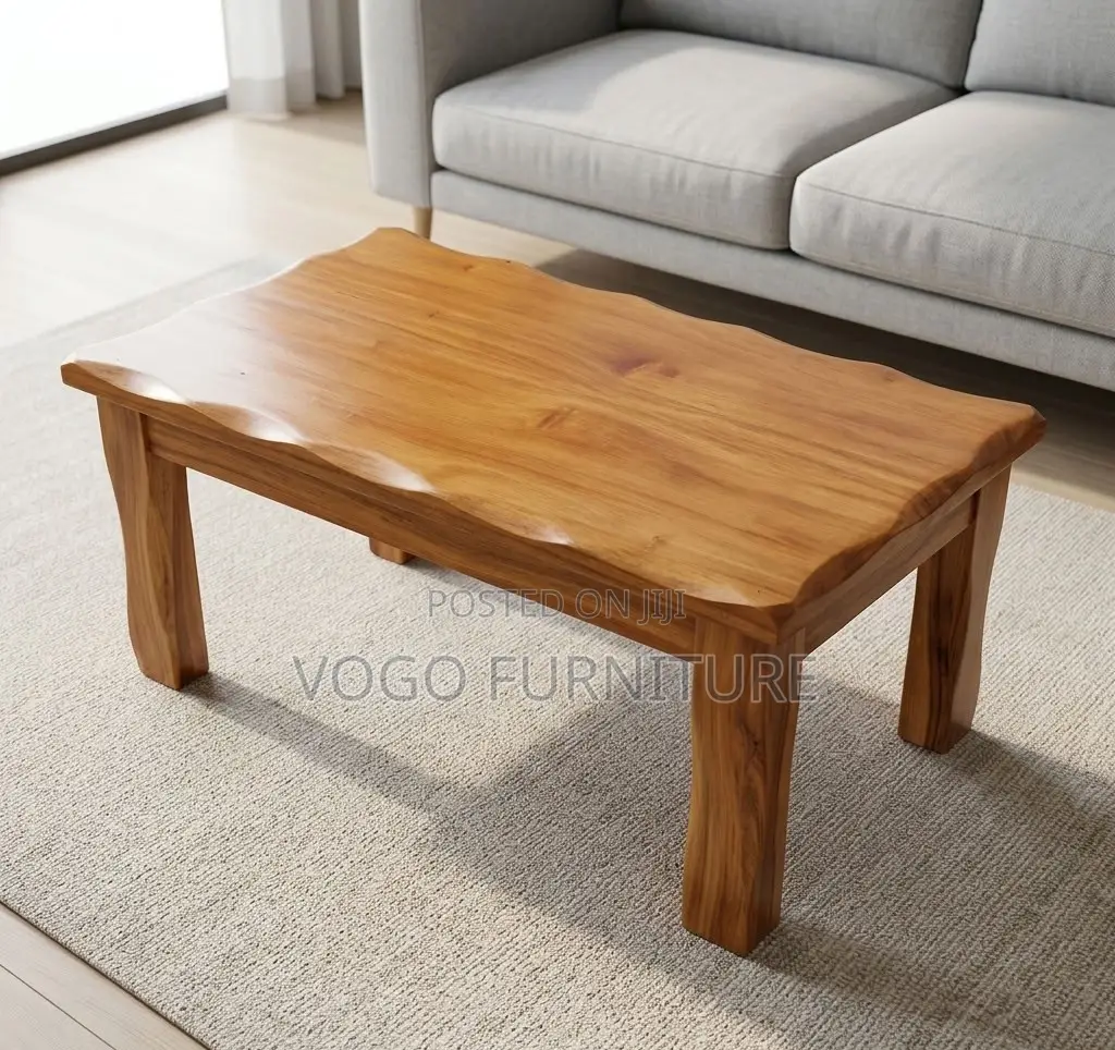 Coffee Table; Stylish Rectangular Wooden Coffee Table