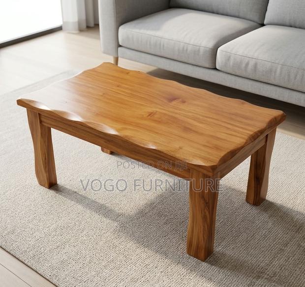 Coffee Table; Stylish Rectangular Wooden Coffee Table - thumbnail 15