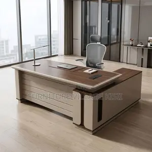 180CM Office Table With Side Return- Multicoloured