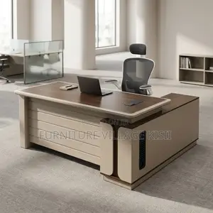 180CM Office Table With Side Return- Multicoloured