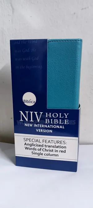 NIV Trimline Bible Blue