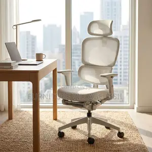 Executive Orthopedic Office Chair With Footrest