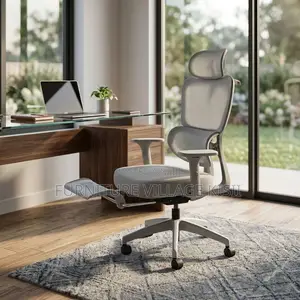Executive Orthopedic Office Chair With Footrest