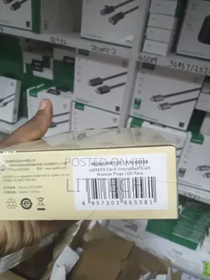 UGREEN Cat 6 Unshielded RJ45 Modular Plugs 100-Pack (NW120, 60558).