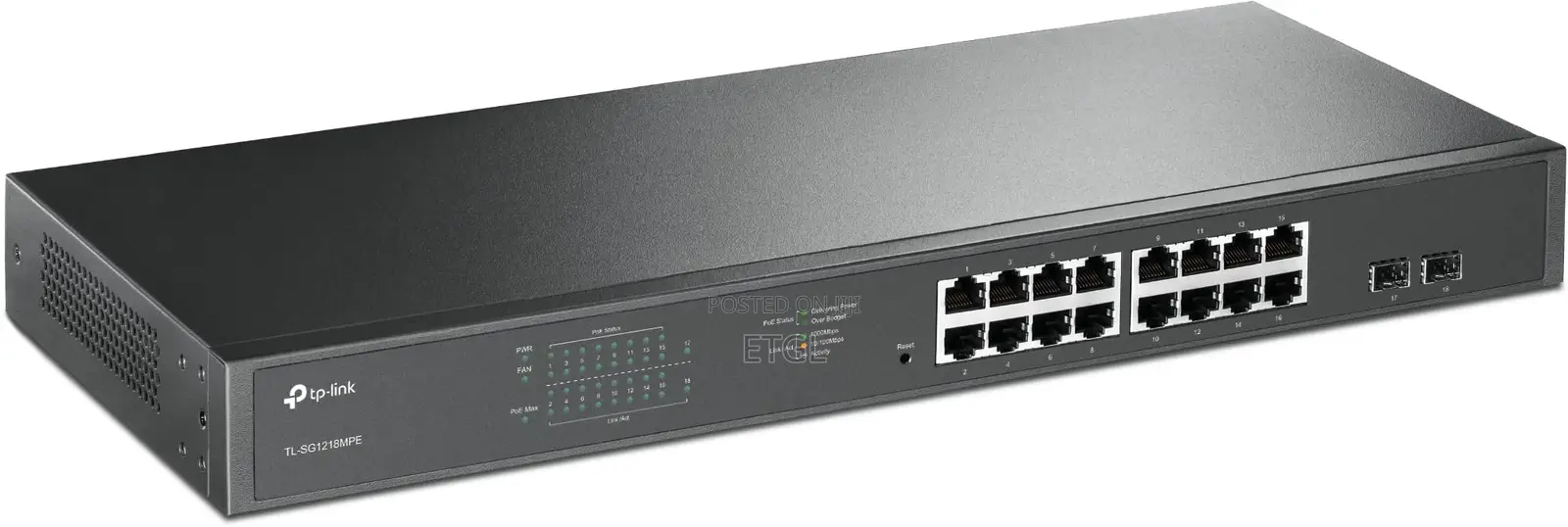 TP-Link 18-Port Gigabit Easy Smart Switch With 16-Port PoE+