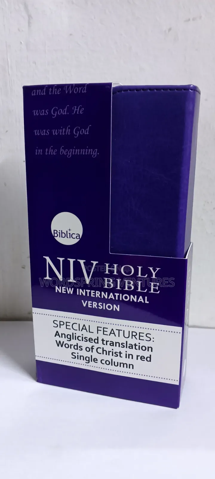 NIV Trimline Bible Purple