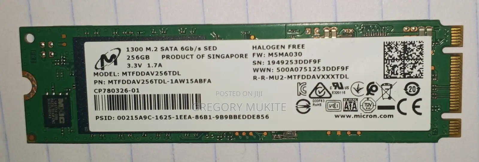 Nvme SSD 256 Gb