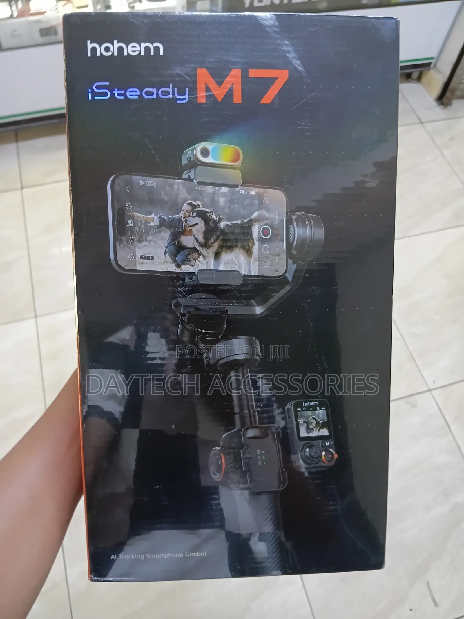 Hohem iSteady M7 Smartphone Gimbal Stabilizer With AI Tracking Sensor.