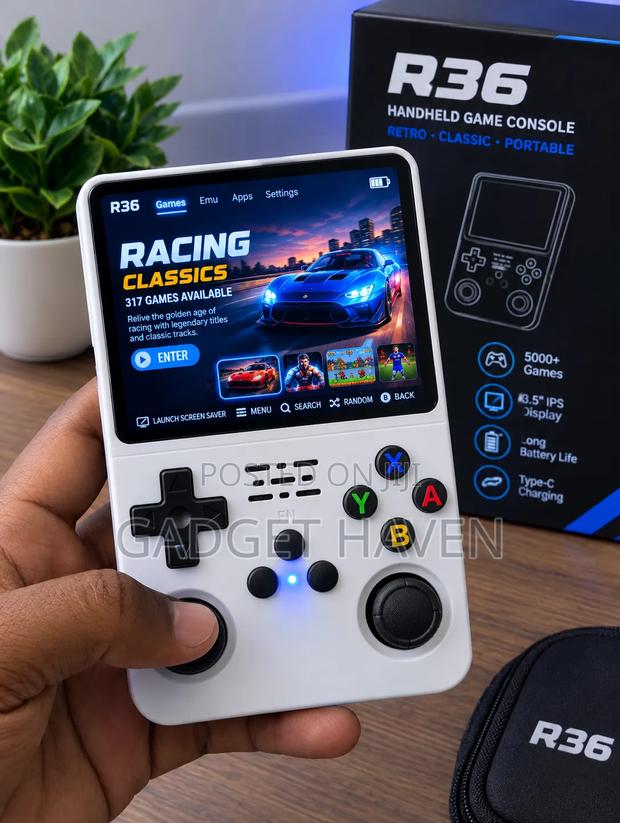 R36 Gaming Portable Console With 1000 Games