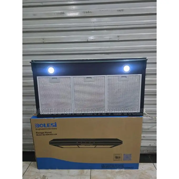 Bolesi 90cm Undercabinet Kitchen Hood 100W Black B2-90w-SDJ-Lw