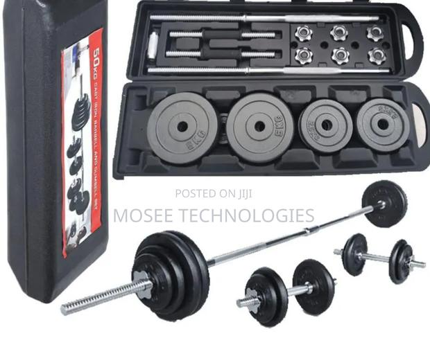 York 50KG Dumbbell Set - main view