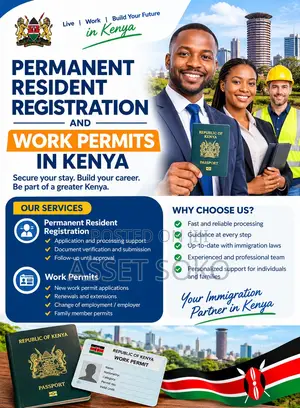 Permanent Resident Registration and Work Permits in Kenya