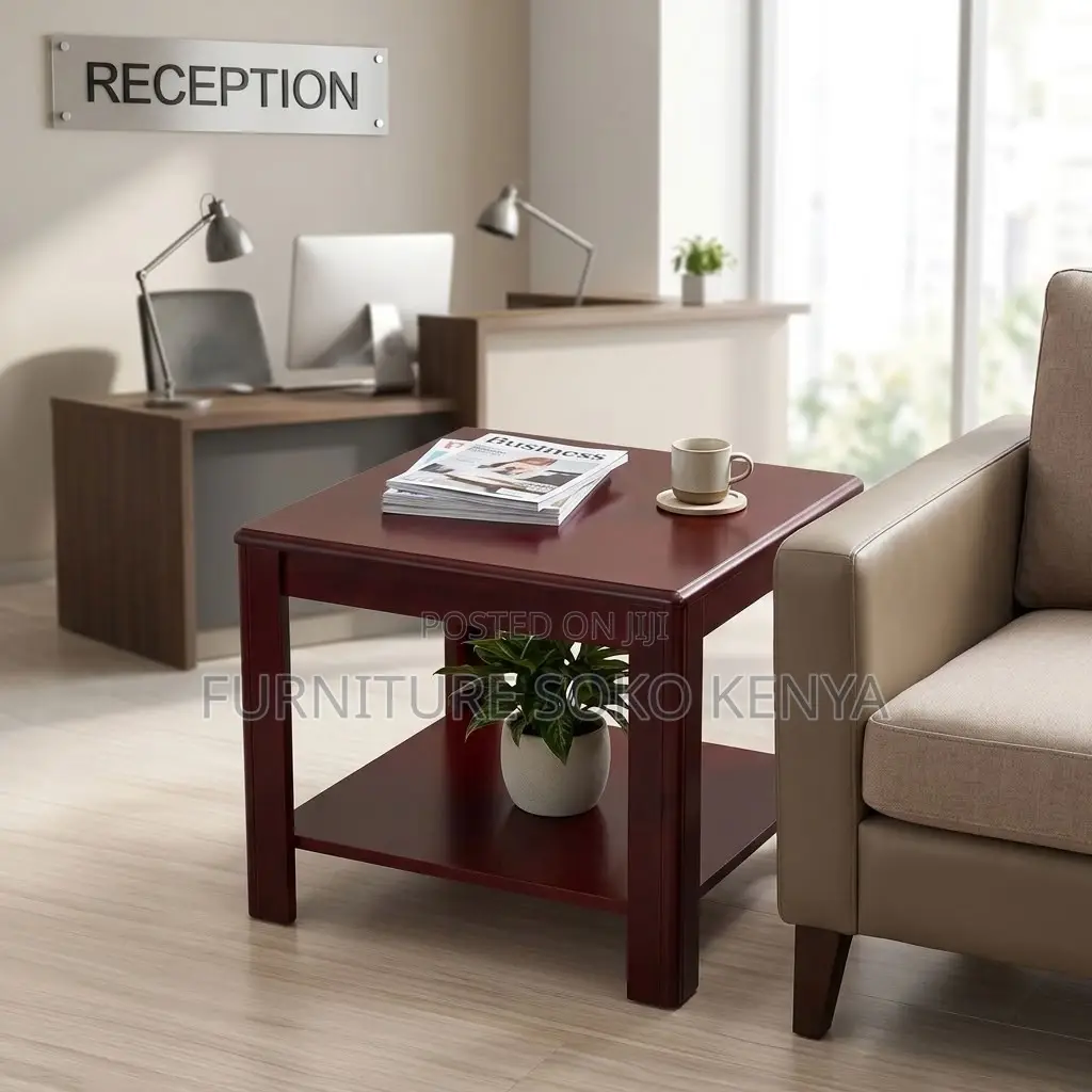 Coffee Table : Square Mahogany Coffee Table