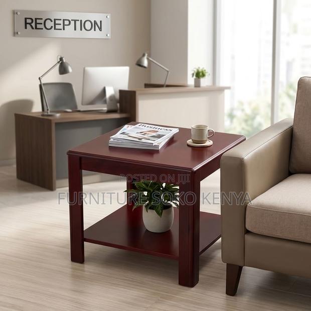 Coffee Table : Square Mahogany Coffee Table - thumbnail 2
