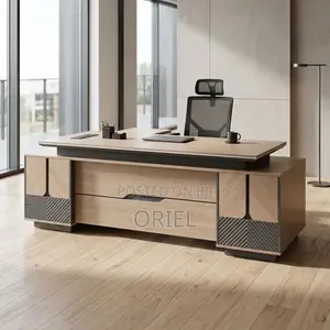 Office Desk : Executive 200CM L Shaped Desk.
