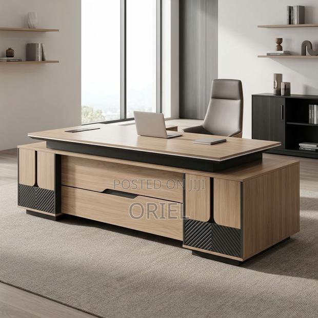 Office Desk : Executive 200CM L Shaped Desk. - thumbnail 4