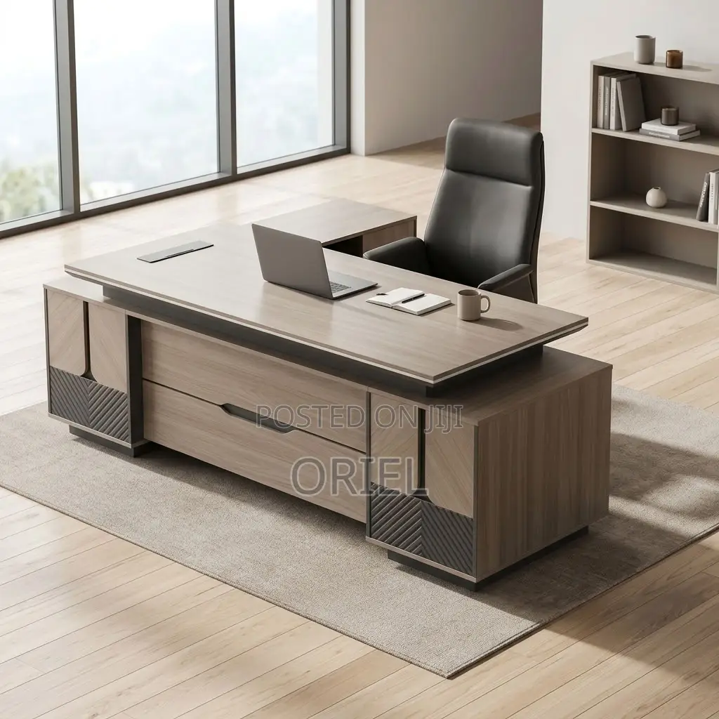 Office Desk : Executive 200CM L Shaped Desk.