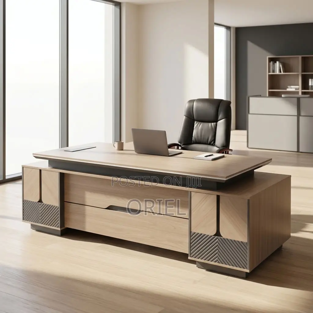 Office Desk : Executive 200CM L Shaped Desk.
