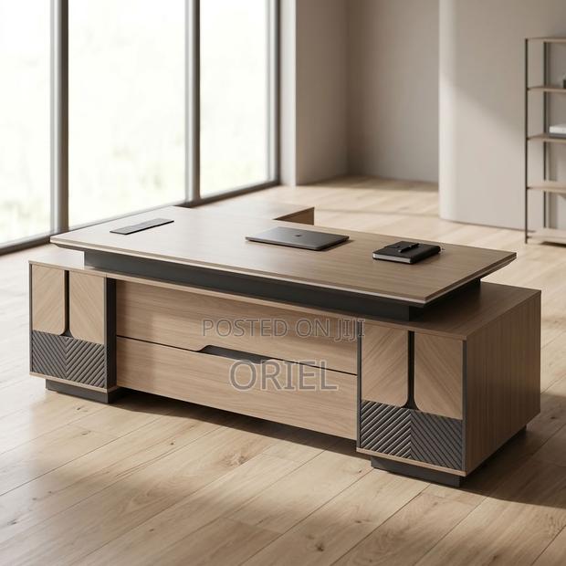 Office Desk : Executive 200CM L Shaped Desk. - thumbnail 9