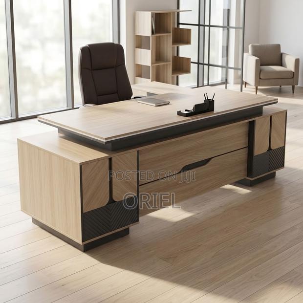 Office Desk : Executive 200CM L Shaped Desk. - thumbnail 11