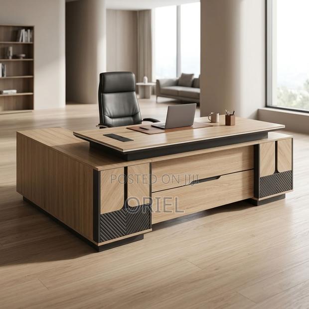 Office Desk : Executive 200CM L Shaped Desk. - thumbnail 12