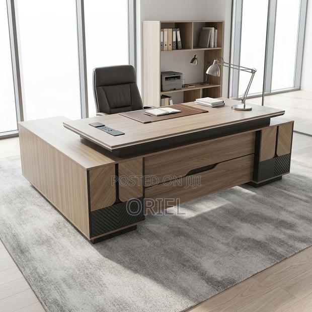 Office Desk : Executive 200CM L Shaped Desk. - thumbnail 15