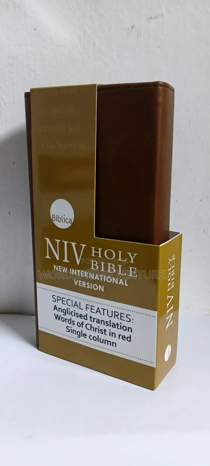 NIV Trimline Bible Brown