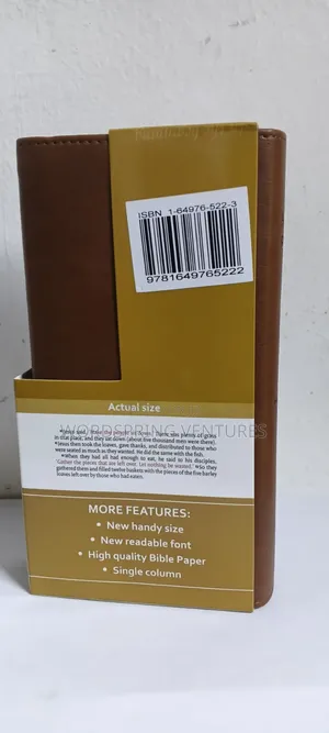 NIV Trimline Bible Brown