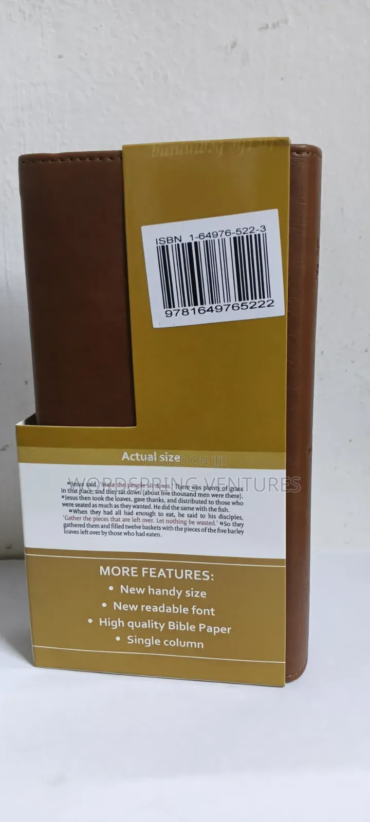 NIV Trimline Bible Brown