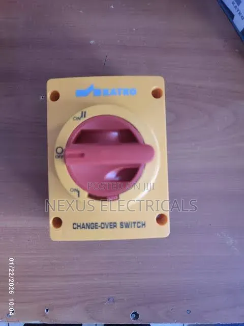 Katko Change-Over Switch 63A. Rotary Manual Transfer Switch