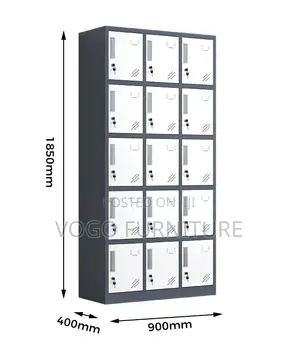 Office Locker; 15 Compartment Office Storage Locker Cabinet