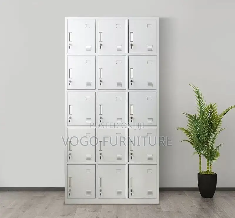 Office Locker; 15 Compartment Office Storage Locker Cabinet