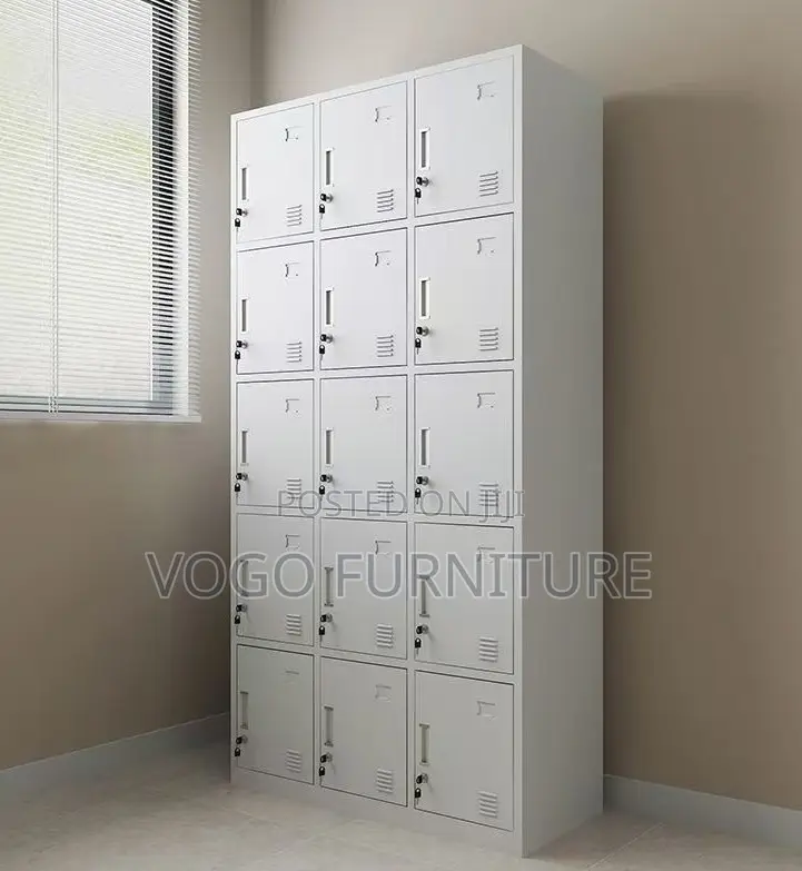 Office Locker; 15 Compartment Office Storage Locker Cabinet